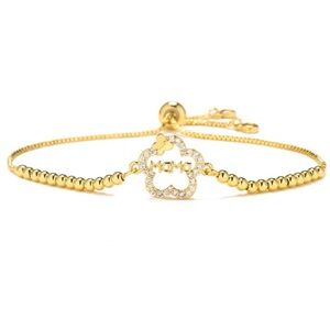 Gold Plated 'MOM' Bracelet